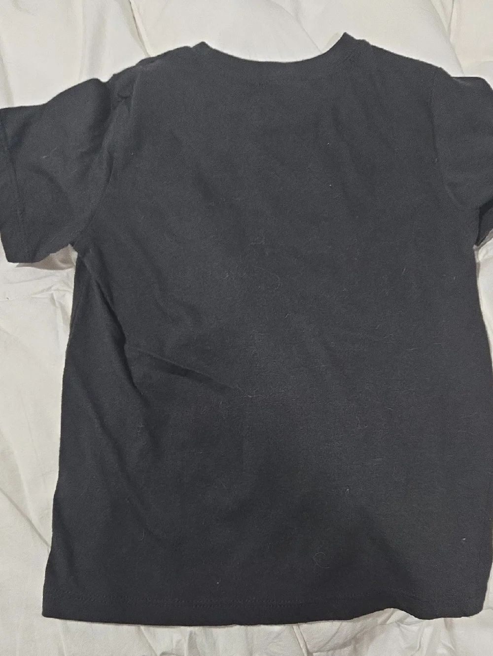 Black Kids Short-Sleeve Graphic Tee with Yellow Print